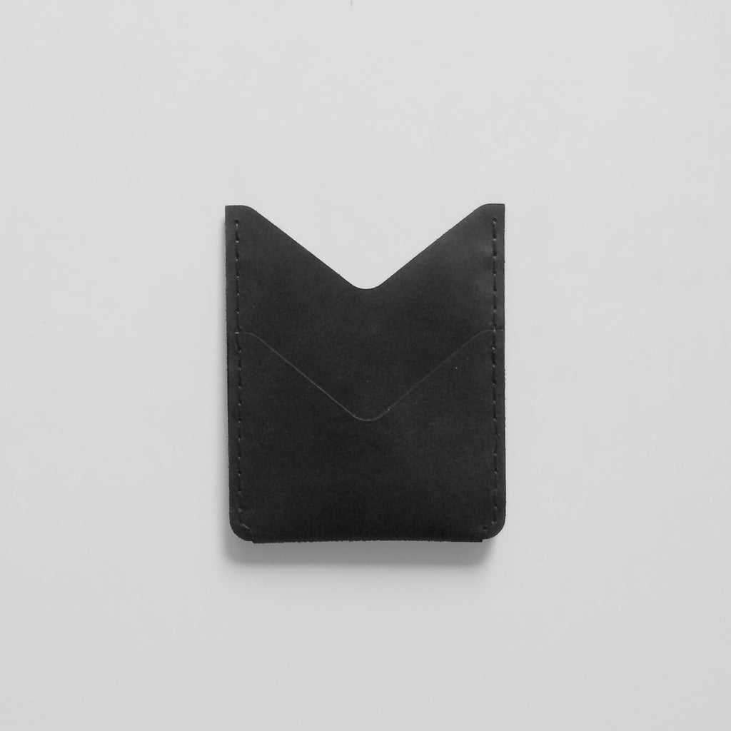 DOUBLE POCKET WALLET BLACK