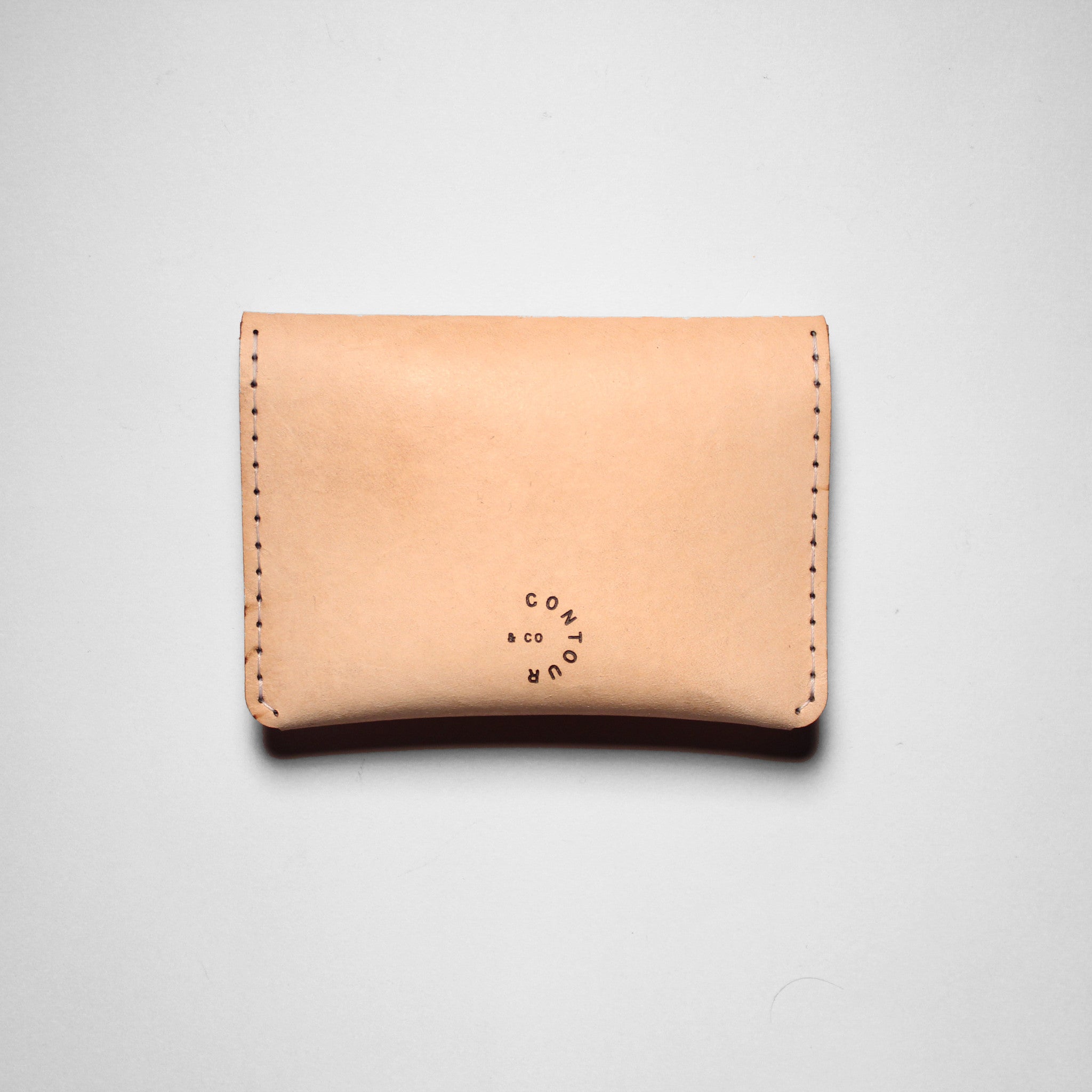 SINGLE SNAP WALLET VEGGIE TAN