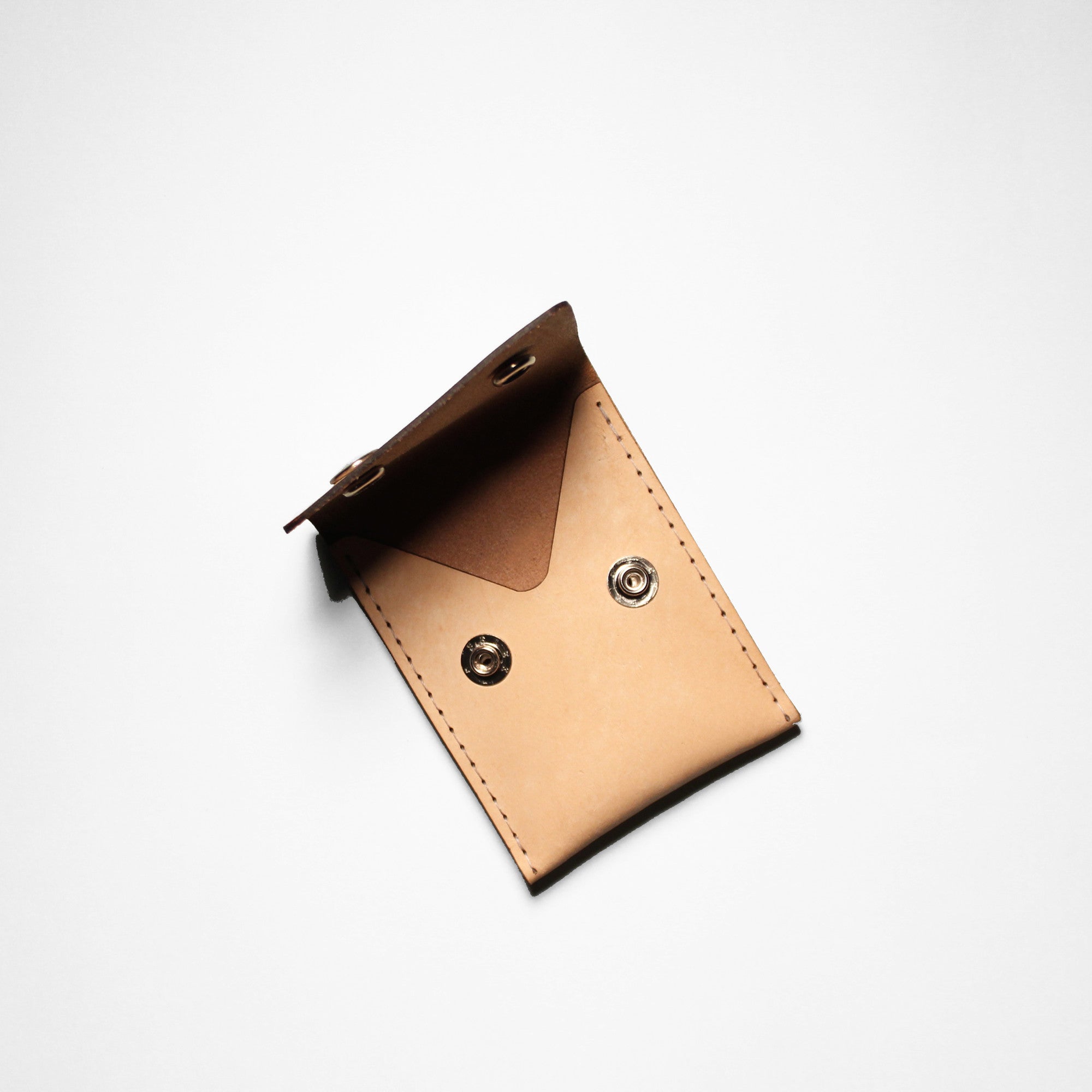 DOUBLE SNAP WALLET VEGGIE TAN