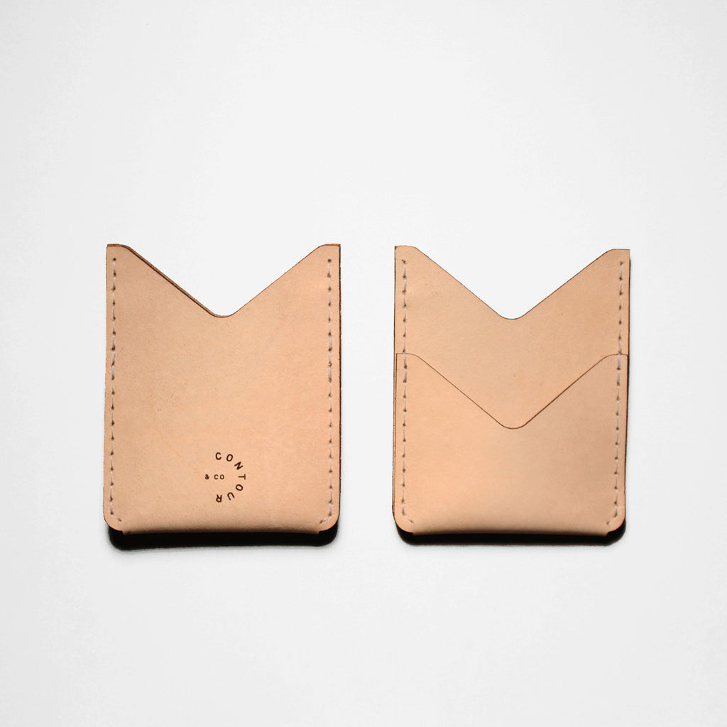 DOUBLE POCKET WALLET VEGGIE TAN