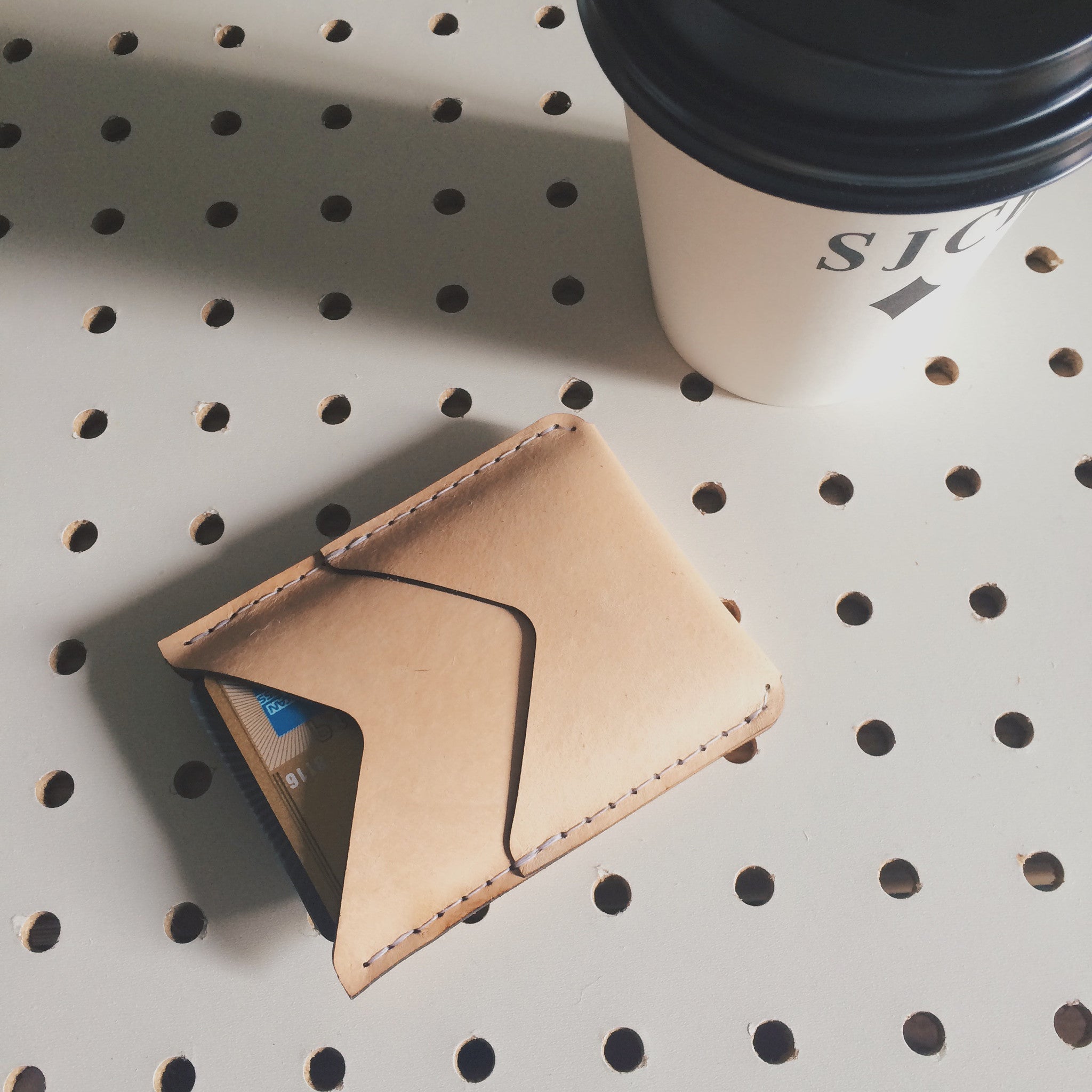 DOUBLE POCKET WALLET VEGGIE TAN
